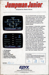 Jumpman Junior Commodore 64 US box art